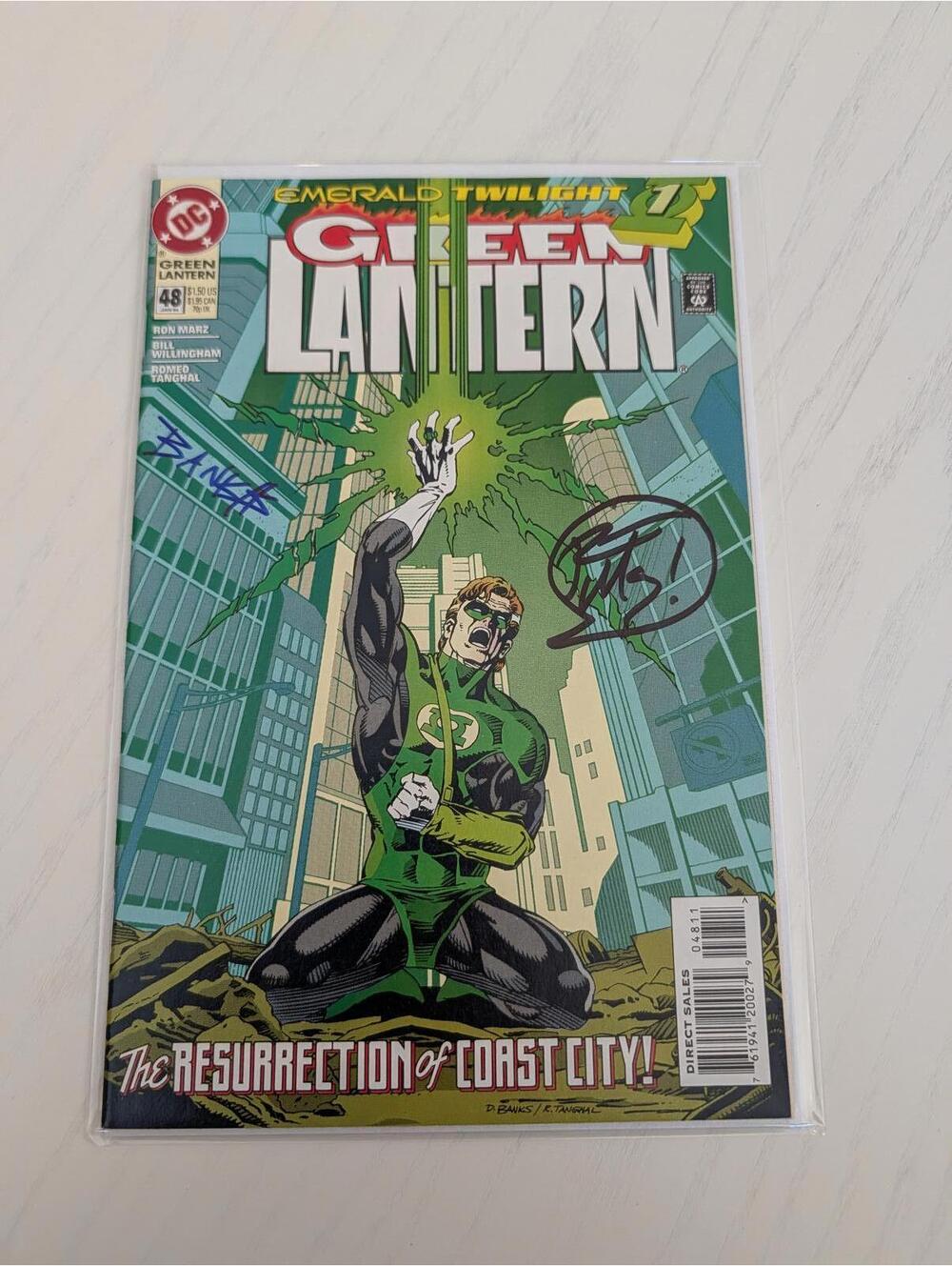 Green Lantern #48 - Direct - Signed - Banks & Rayner
